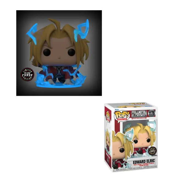  Funko Pop! Animation: Full Metal Alchemist: Brotherhood -  Edward Elric with Possiblity of Chase (Styles May Vary) : Toys & Games