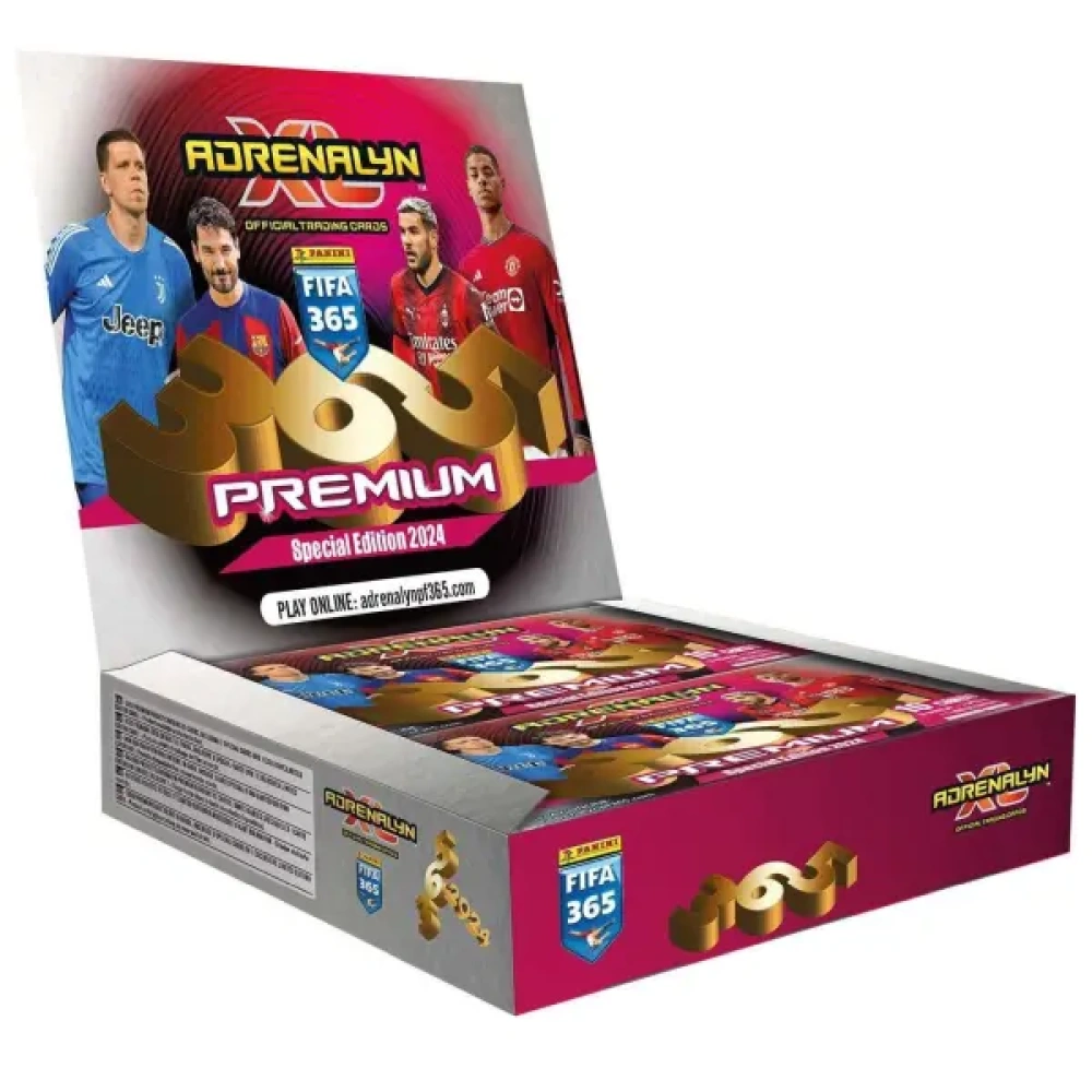 Panini - FIFA 365 2024 Adrenalyn XL Premium Special Edition Cards Booster  Display (10 packs) - Mythic Vault